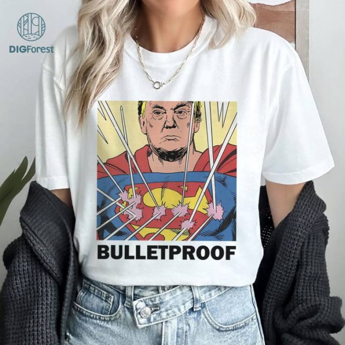 Trump 2024 Bulletproof Shirt, Trump Fight Shirt, Trump Assassination Shirt,Trump Shirt, Trump 2024 Shirt, Rebuplican Ready To Press Shirt, Instant Download