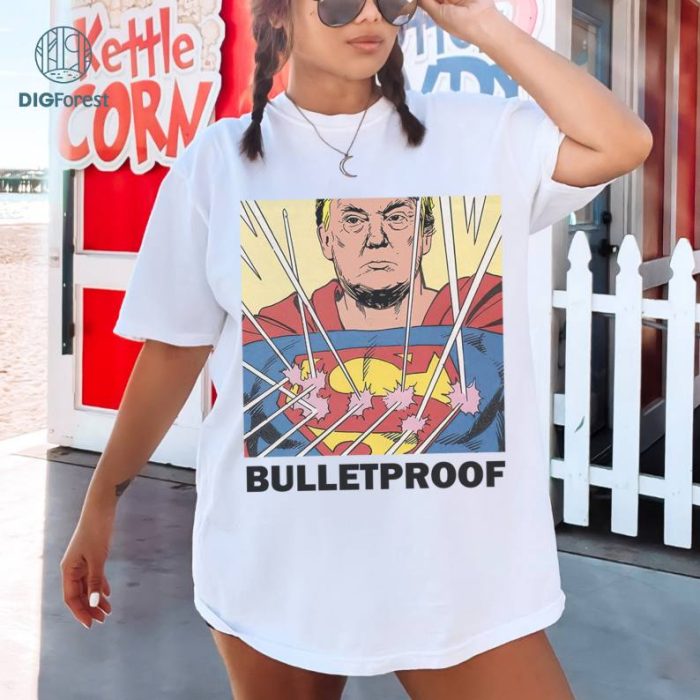 Trump 2024 Bulletproof Shirt, Trump Fight Shirt, Trump Assassination Shirt,Trump Shirt, Trump 2024 Shirt, Rebuplican Ready To Press Shirt, Instant Download