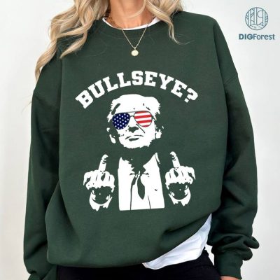 Trump Bullseye You Missed Shirt | Funny Trump 2024 Tee | Instant Download MAGA Shirt