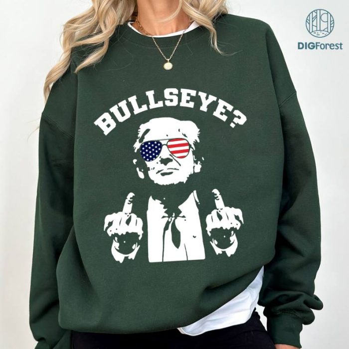 Trump Bullseye Shirt, Trump You Missed Shirt, Funny Trump 2024 Shirt, Donald Trump Shirt, Trump 2024 Shirt, Instant Download