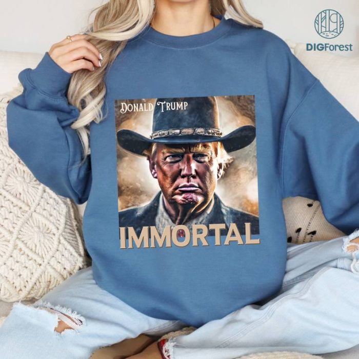 Immortal President Trump Shirt, Trump Assassination Shirt, My President Fight Shirt, Donald Trump Shirt, Maga Trump 2024 Shirt