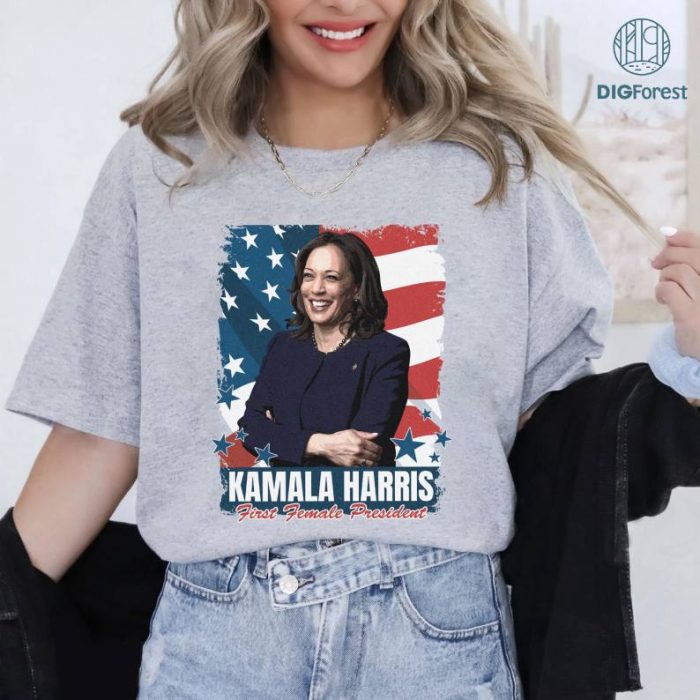 Kamala Harris Presiden Shirt, President Kamala Harris 2024 Shirt, Elections 2024 Shirt, Female President Shirt, Digital Download