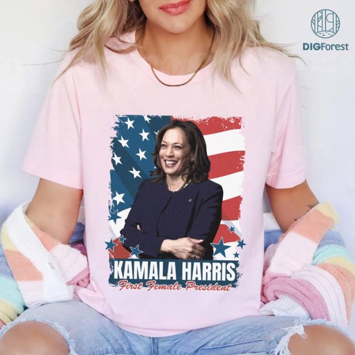 Kamala Harris Presiden Shirt, President Kamala Harris 2024 Shirt, Elections 2024 Shirt, Female President Shirt, Digital Download