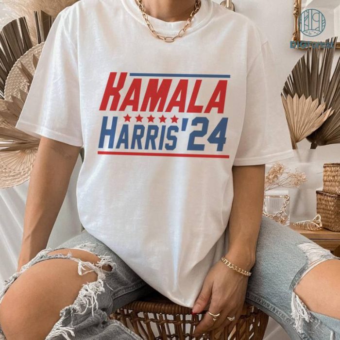 Kamala Harris President Shirt, Kamala Harris For President 2024 Shirt, 2024 Election Png, Comma La Png, Presidential Election Png