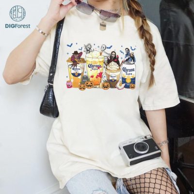 Horror Character Halloween Corona Extra Shirt, Halloween Friends Shirt, Horror Movie Shirt, Horror Characters Shirt, Halloween Movie Killers Shirt, Beer Shirt Horror Character Halloween Corona Extra Shirt, Halloween Friends Shirt, Horror Movie Shirt, Horror Characters Shirt, Halloween Movie Killers Shirt, Beer Shirt