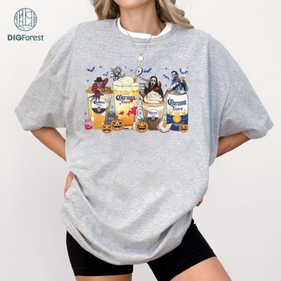 Horror Character Halloween Corona Extra Shirt, Halloween Friends Shirt, Horror Movie Shirt, Horror Characters Shirt, Halloween Movie Killers Shirt, Beer Shirt Horror Character Halloween Corona Extra Shirt, Halloween Friends Shirt, Horror Movie Shirt, Horror Characters Shirt, Halloween Movie Killers Shirt, Beer Shirt