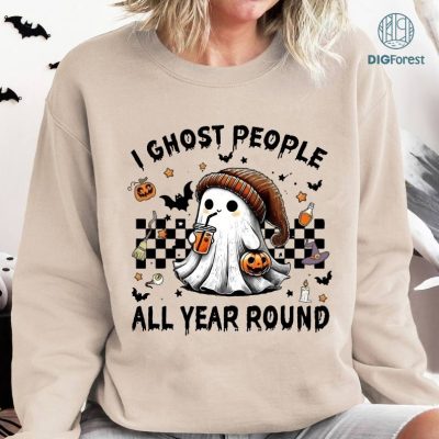I Ghost People All Year Round Shirt, Halloween Sublimation Shirt, Funny Halloween Ghost Shirt, Spooky Season Shirt, Cute Ghost Pumpkin Png Download I Ghost People All Year Round Shirt, Halloween Sublimation Shirt, Funny Halloween Ghost Shirt, Spooky Season Shirt, Cute Ghost Pumpkin Png Download