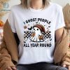I Ghost People All Year Round Shirt, Halloween Sublimation Shirt, Funny Halloween Ghost Shirt, Spooky Season Shirt, Cute Ghost Pumpkin Png Download