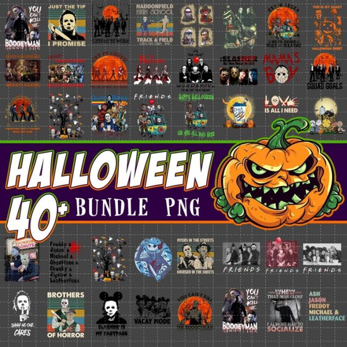 Halloween Character Png Bundle, Horror Characters Png Bundle, Horror Friends Png, Horror Bundle Png, Horror Movie Png, Halloween Png