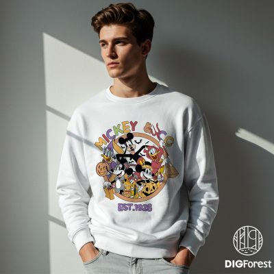 Vintage Disney Mickey & Co 1928 Halloween Shirt – Retro Mickey & Friends Trip Tee, Family Matching Disney Shirts Vintage Disney Mickey & Co 1928 Halloween Shirt – Retro Mickey & Friends Trip Tee, Family Matching Disney Shirts