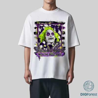 Beetlejuice Halloween Shirt – You’re the Ghost With The Most Babe Tee, Vintage Movie Shirt, Halloween Party Gift