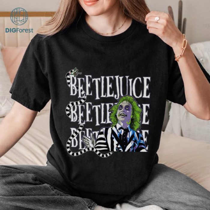 Beetlejuice Beetlejuice Beetlejuice Shirt, Halloween Shirt, Fall Clothing, Cute Halloween Tee, Beetlejuice Tee SweatShirt, Horror Halloween Shirt, Beetejuice Gift