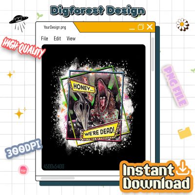 Honey We’re Dead! Beetlejuice Shirt – 1988 Vintage Halloween Movie Tee, Horror Fan Gift, Halloween Party Shirt