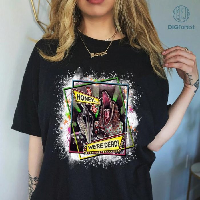 Honey We're Dead! Beetlejuice Shirt, Beetlejuice 1988 Movie T-Shirt, Vintage Halloween Movie Shirt, Beetlejuice Gift, Halloween Party