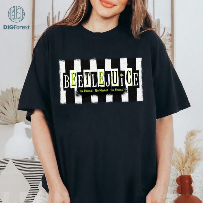 Beetlejuice The Musical Shirt, Beetlejuice Shirt, Beetlejuice 1988 Movie T-Shirt, Vintage Halloween Movie Shirt, Beetlejuice Shirt, Horror Movie Shirt, Beetlejuice Gift, Halloween Party