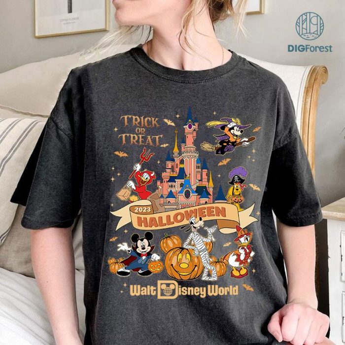 Walt Disney World Halloween Png, Disney Halloween 2024, Mickey's Not So Scary Png, Disney Matching , Halloween Party Digital Download