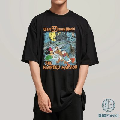 Haunted Mansion Halloween PNG, Mickey & Friends Halloween Sublimation, Not-So-Scary Disney Halloween Design Haunted Mansion Halloween PNG, Mickey & Friends Halloween Sublimation, Not-So-Scary Disney Halloween Design