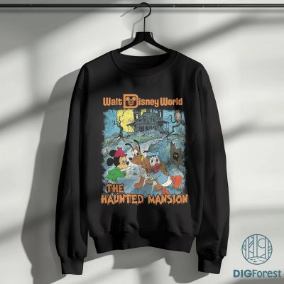 Haunted Mansion Halloween PNG, Mickey & Friends Halloween Sublimation, Not-So-Scary Disney Halloween Design Haunted Mansion Halloween PNG, Mickey & Friends Halloween Sublimation, Not-So-Scary Disney Halloween Design
