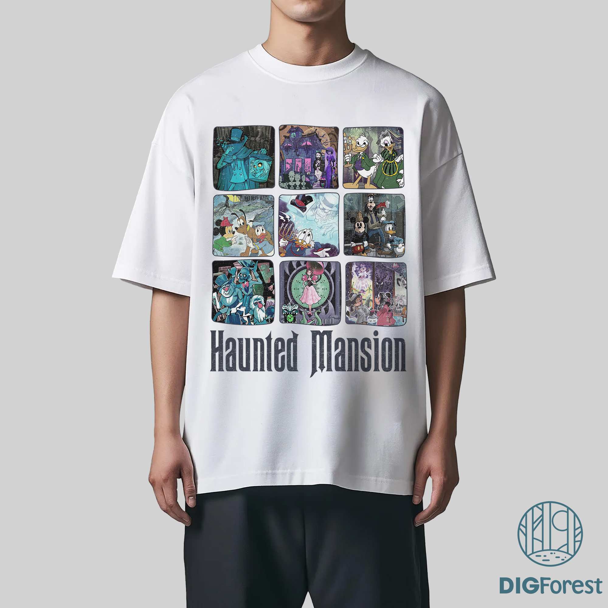 Mickey & Friends Haunted Mansion PNG, Disney Halloween Sublimation, Not-So-Scary Halloween Design Mickey & Friends Haunted Mansion PNG, Disney Halloween Sublimation, Not-So-Scary Halloween Design