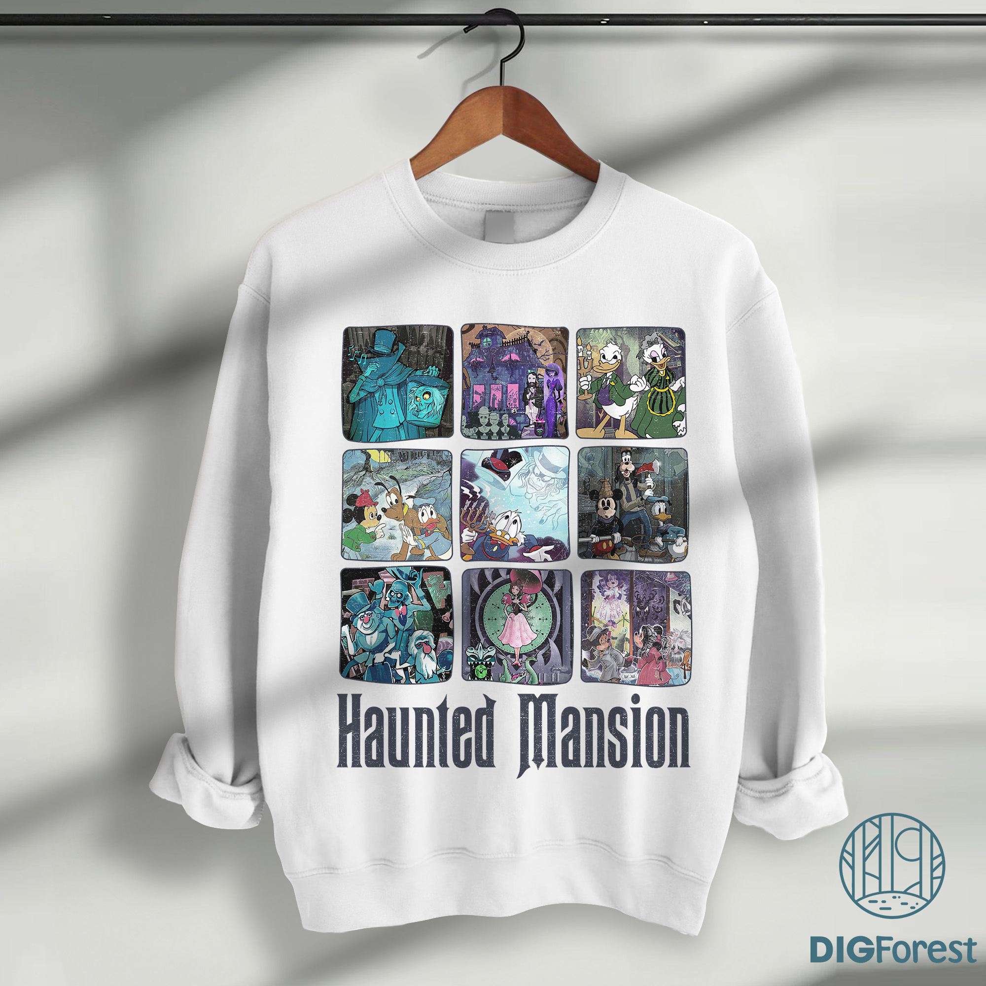 Mickey & Friends Haunted Mansion PNG, Disney Halloween Sublimation, Not-So-Scary Halloween Design Mickey & Friends Haunted Mansion PNG, Disney Halloween Sublimation, Not-So-Scary Halloween Design
