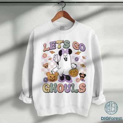 Minnie Ghost Halloween PNG, Let’s Go Ghouls Sublimation, Fall Trick or Treat Design Digital Download Minnie Ghost Halloween PNG, Let’s Go Ghouls Sublimation, Fall Trick or Treat Design Digital Download