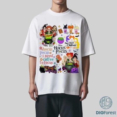 Hocus Pocus PNG | Sanderson Sisters Halloween Design | I Smell Children | Sublimation File | Instant Download