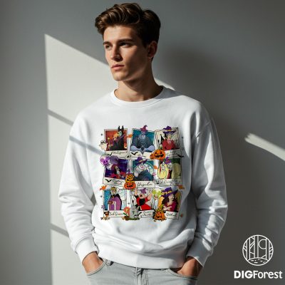 Disney Villains Halloween PNG - Ursula Maleficent Evil Queen Design, Not-So-Scary Halloween Sublimation