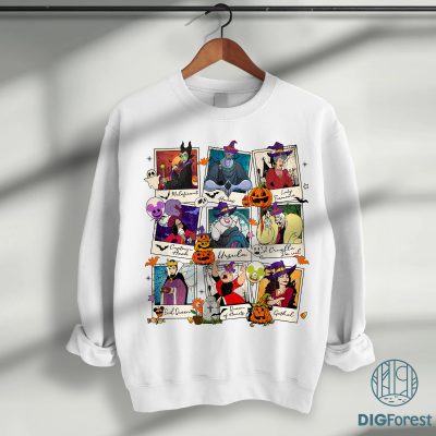 Disney Villains Halloween PNG - Ursula Maleficent Evil Queen Design, Not-So-Scary Halloween Sublimation