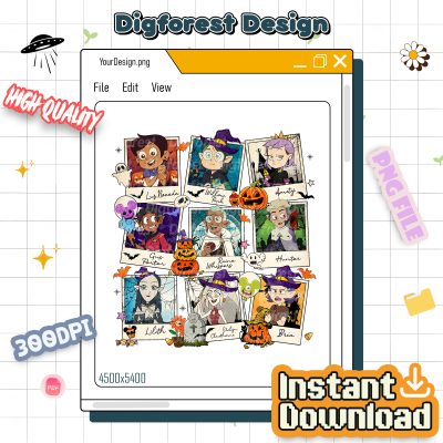 The Owl House Halloween PNG, Boiling Isles PNG, King Luz Shirt, Magic Demonics PNG, Instant Download