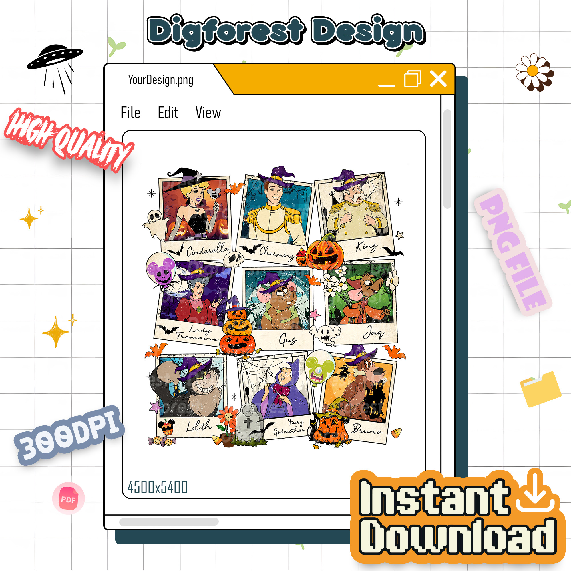 Cinderella Halloween PNG, Disneyland Princess PNG, Gus Gus Shirt, Cinderella Shirt, Instant Download Cinderella Halloween PNG, Disneyland Princess PNG, Gus Gus Shirt, Cinderella Shirt, Instant Download