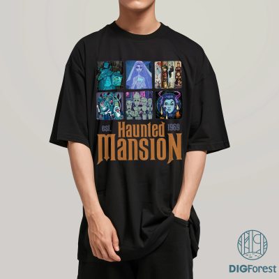 Haunted Mansion 1969 PNG, Retro Disney Haunted Mansion Characters, Hatbox Ghost Leota Sublimation Haunted Mansion 1969 PNG, Retro Disney Haunted Mansion Characters, Hatbox Ghost Leota Sublimation