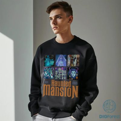 Haunted Mansion 1969 PNG, Retro Disney Haunted Mansion Characters, Hatbox Ghost Leota Sublimation Haunted Mansion 1969 PNG, Retro Disney Haunted Mansion Characters, Hatbox Ghost Leota Sublimation