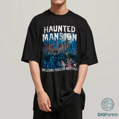 Mickey Haunted Mansion PNG, Disneyland Halloween Shirt, Stretching Room Design, Disneyland Trip Tee