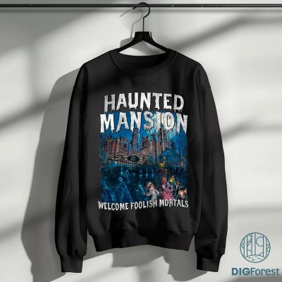 Mickey Haunted Mansion PNG, Disneyland Halloween Shirt, Stretching Room Design, Disneyland Trip Tee