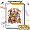 Retro Winnie the Pooh Halloween PNG, Disneyland WDW Magic Kingdom PNG, Matching Halloween Disneyworld Design
