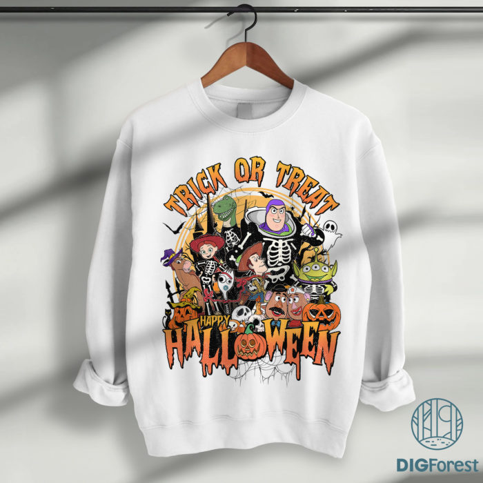 Toy Story Halloween PNG, Vintage Toy Story Characters PNG, Magic Kingdom Disneyland Halloween Design Toy Story Halloween PNG, Vintage Toy Story Characters PNG, Magic Kingdom Disneyland Halloween Design