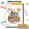 Mickey & Friends Happy Halloween PNG, Skeleton Shirt Design, Spooky Season Sublimation, Not-So-Scary Design