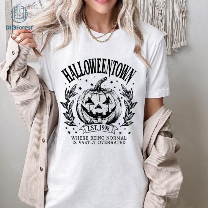 Vintage Halloweentown 1998 Shirt, Halloweentown University Shirt, Halloween Spooky Season Shirt, Fall Shirt, Halloweentown Shirt, Halloween Png