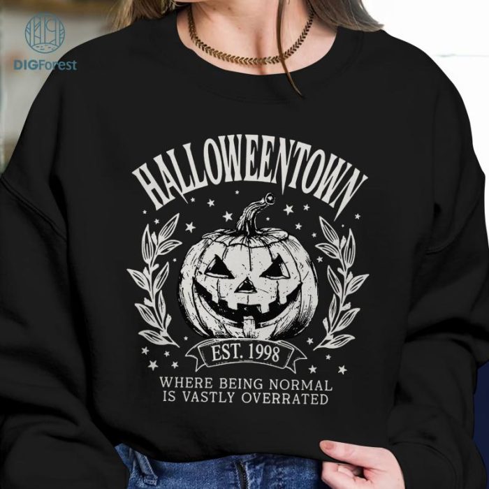 Vintage Halloweentown 1998 Shirt, Halloweentown University Shirt, Halloween Spooky Season Shirt, Fall Shirt, Halloweentown Shirt, Halloween Png