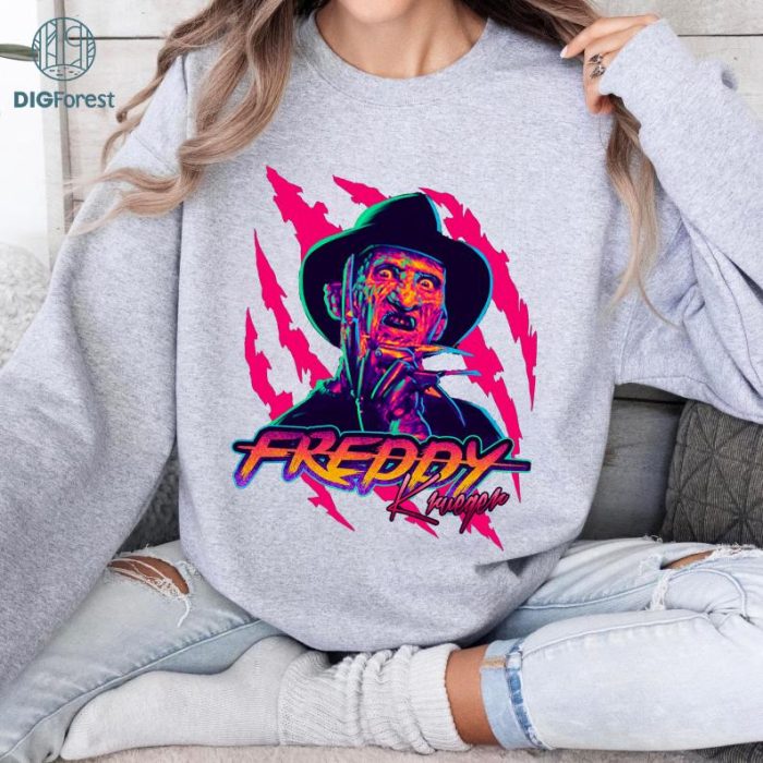 Freddy Krueger StayRad Horror Movies Halloween Tshirt, Horror Characters Friends Sweatshirt, Halloween Horror Characters, Friends Halloween Shirt, Horror Movie Shirt