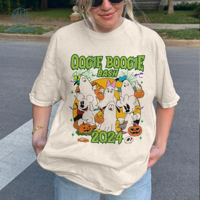 Oogie Boogie Bash 2024 Shirt, Disney Mickey & Friends Ghost Halloween Shirt, Oogie Boogie Bash, Disneyland Halloween Shirt, Mickey Not So Scary