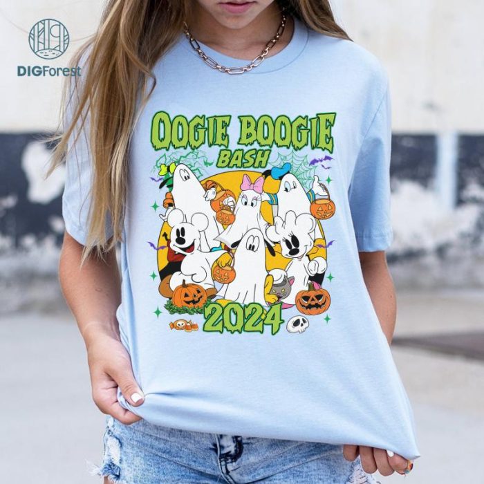 Oogie Boogie Bash 2024 Shirt, Disney Mickey & Friends Ghost Halloween Shirt, Oogie Boogie Bash, Disneyland Halloween Shirt, Mickey Not So Scary