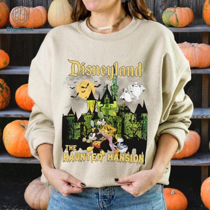 Vintage Disneyland Haunted Mansion Shirt, Disneyworld Halloween Shirt, Disney Mickey Halloween Shirt, Retro Halloween Shirt, Halloween Party Shirt