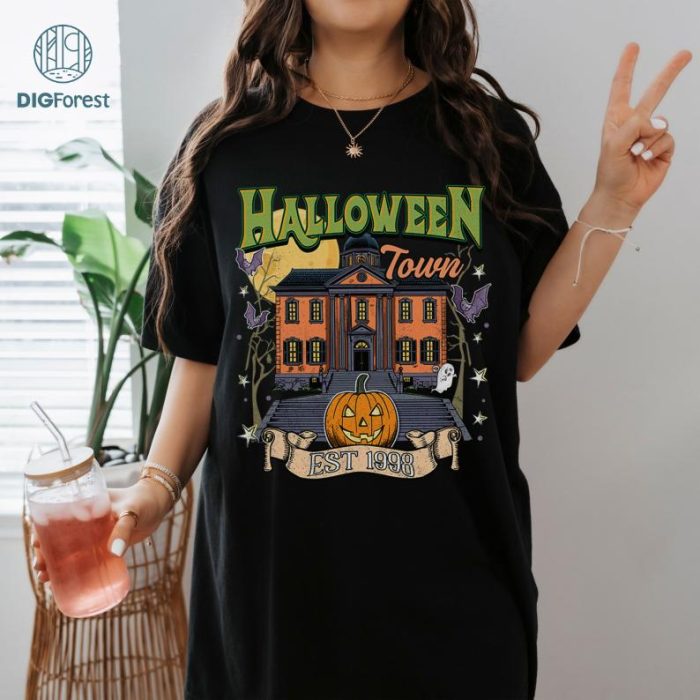 Halloweentown Est 1998 Shirt, Halloweentown Shirt, Pumpkin Halloweentown Shirt, Halloweentown Est 1998 Design Shirt, Trendy Halloween Shirt