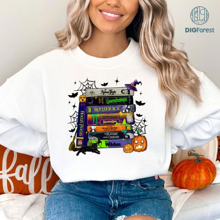 Halloween Horror Book Club Shirt, Halloween Movies VHS Shirt, VHS Tapes, Witch Halloween Gift, Halloween Design Shirt, 90s VHS Shirt, 90s Style Halloween Shirt, 90s Halloween Shirt