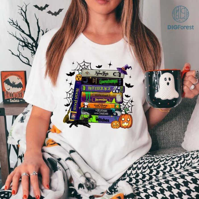 Halloween Horror Book Club Shirt, Halloween Movies VHS Shirt, VHS Tapes, Witch Halloween Gift, Halloween Design Shirt, 90s VHS Shirt, 90s Style Halloween Shirt, 90s Halloween Shirt