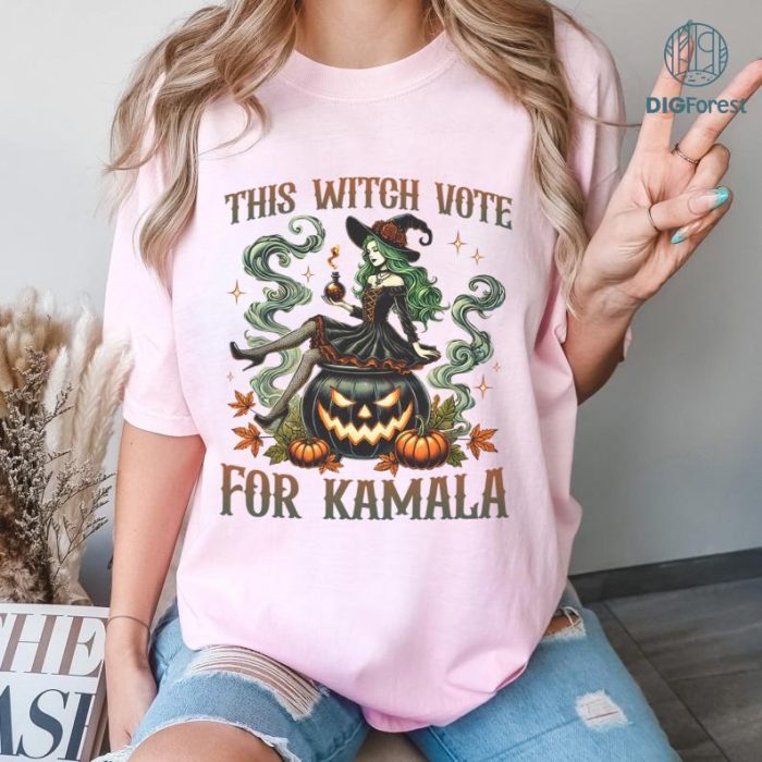 This Witch Votes For Kamala Shirt, Kamala Harris Shirt, Witchs For Kamala Shirt, Election Shirt, Voting Shirt, Halloween Election Shirt