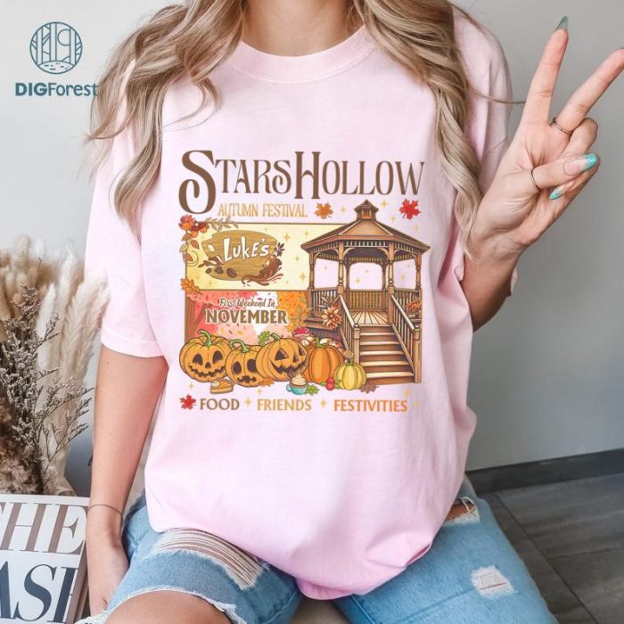 Stars Hollow Gilmore Girl Shirt, Stars Hollow Comfort Colors Shirt, Gilmore girls Shirt, Stars Hollow Connecticut, Gilmore girls merch, Lukes Diner shirt