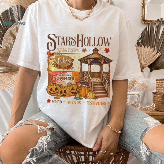 Stars Hollow Gilmore Girl Shirt, Stars Hollow Comfort Colors Shirt, Gilmore girls Shirt, Stars Hollow Connecticut, Gilmore girls merch, Lukes Diner shirt