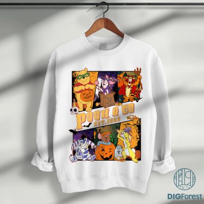 Pooh and Friends Halloween PNG, Winnie the Pooh Costume PNG, Not-So-Scary Halloween PNG, Sublimation Design Pooh and Friends Halloween PNG, Winnie the Pooh Costume PNG, Not-So-Scary Halloween PNG, Sublimation Design
